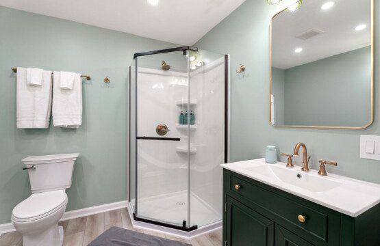 Fresh, bright, and beautifully renovated with a spacious walk-in shower and premium touches.