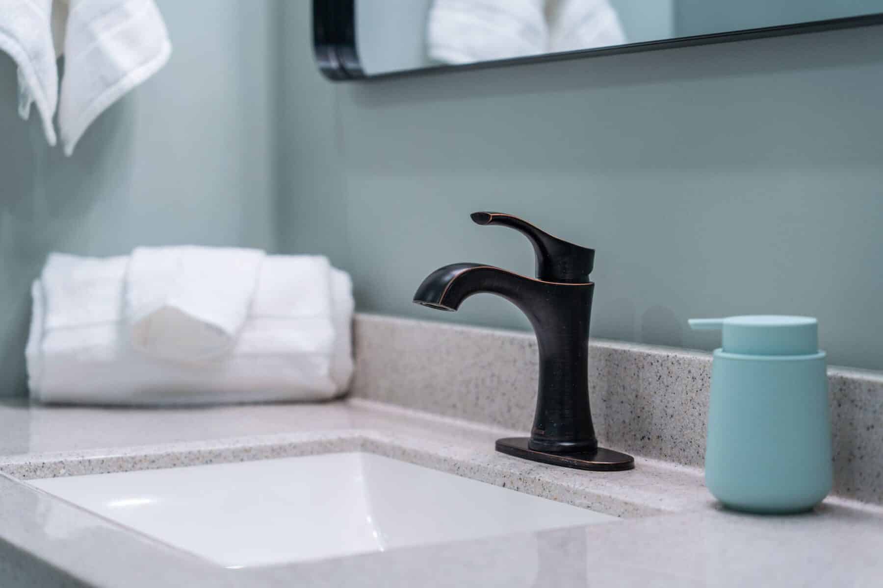 Fresh towels, modern finishes, and thoughtful touches create a welcoming space to start and end your day.