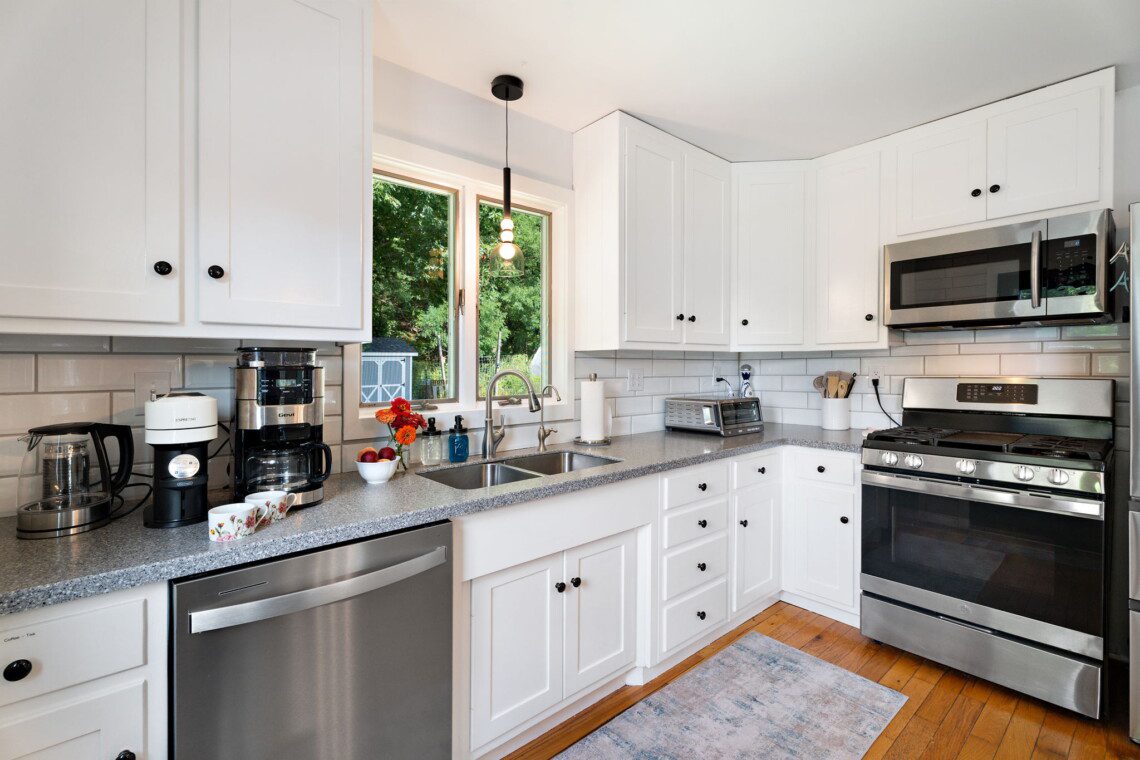 A bright, well-equipped kitchen ready for everything from quick breakfasts to leisurely dinners.