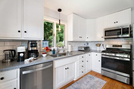 A bright, well-equipped kitchen ready for everything from quick breakfasts to leisurely dinners.
