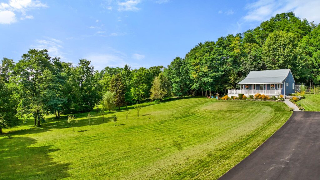 Two private acres give you plenty of room to roam, relax, and enjoy the peaceful countryside.