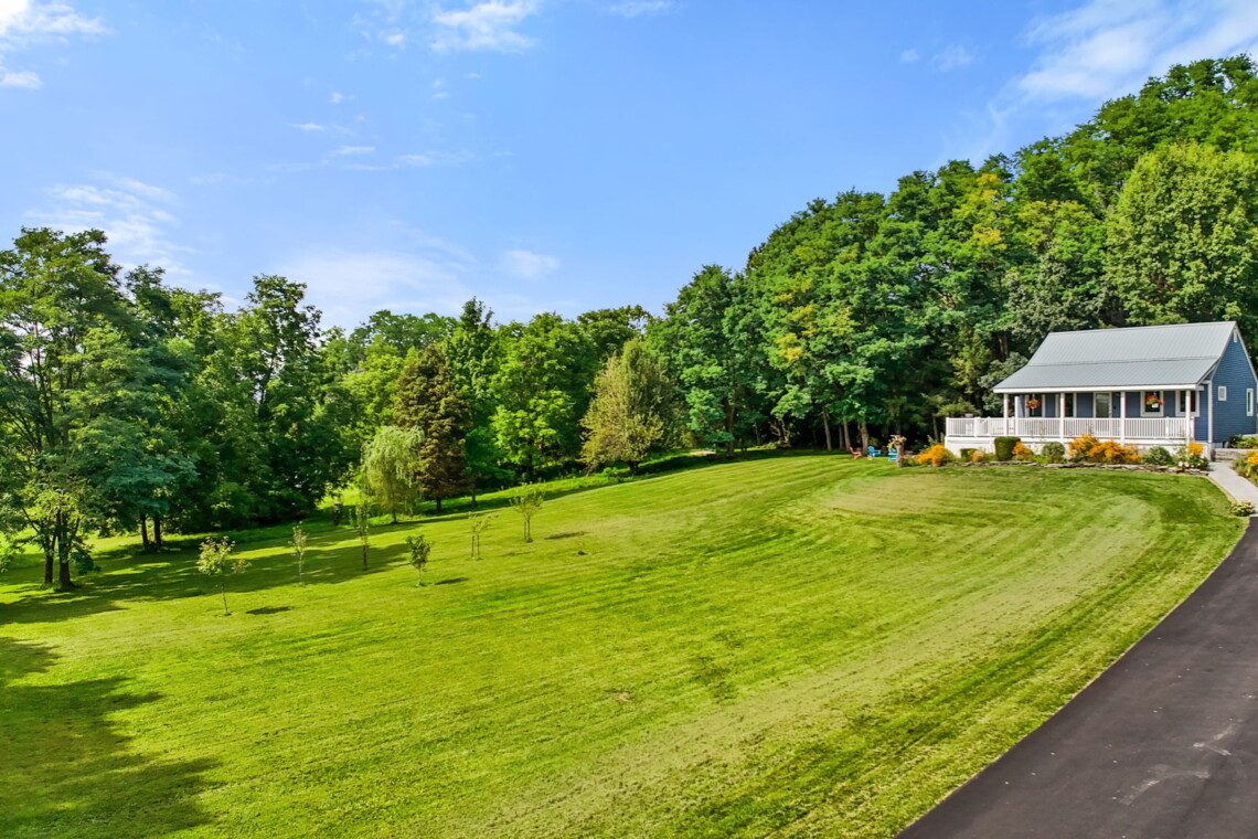 Two private acres give you plenty of room to roam, relax, and enjoy the peaceful countryside.