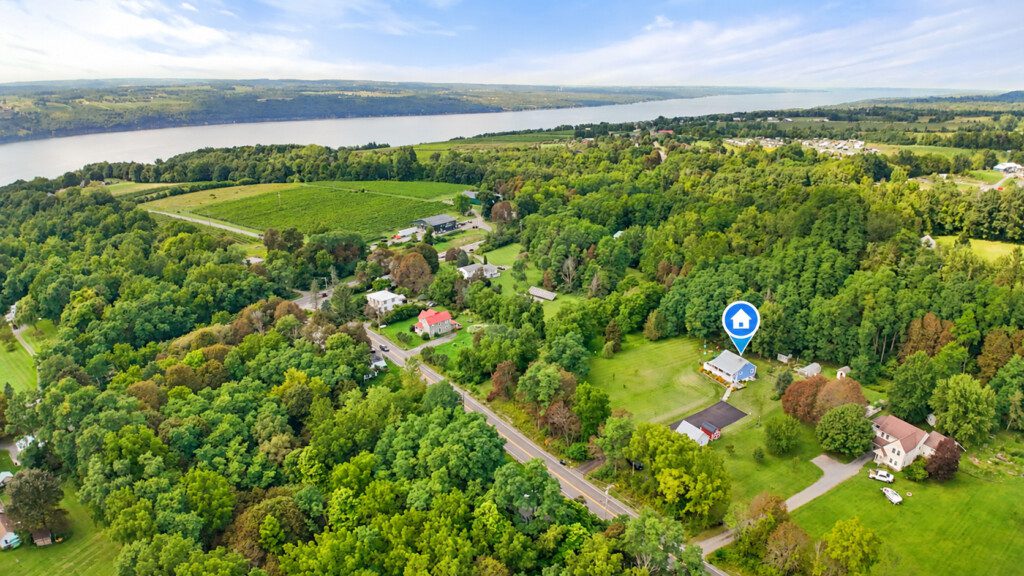 Surrounded by rolling countryside with Seneca Lake just beyond—Wine Country doesn't get much better.