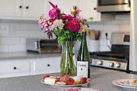 A little Wine Country welcome, waiting right in the kitchen.