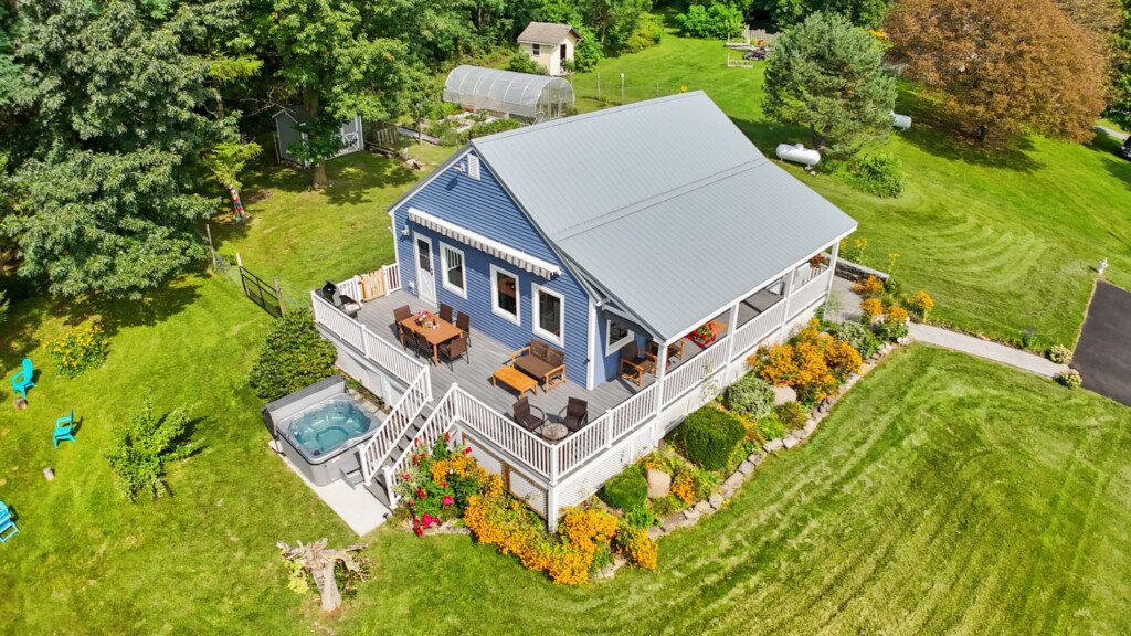 Two private acres, beautiful gardens, and plenty of room to slow down and stay awhile.